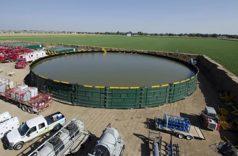 Tanque modular aguas arriba