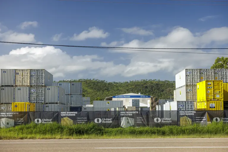 Sucursal de movimiento de tierra y contenedor de embarque Townsville