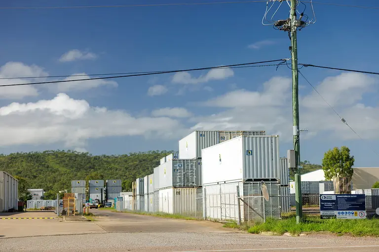 Contenedor para almacenamiento automático en el sitio Townsville