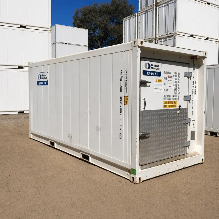 Contenedor para eventos refrigerado de 20 ft