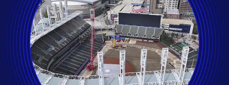 Proyecto de esteras Guardians Stadium