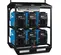 Rack para soldadoras, 350 A, 4 unidades MILLERELEC azul y negro