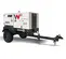 Generador remolcable de 20 – 25 kW, a diésel de nivel 4 WACKER blanco y negro
