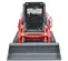 Cargador sobre orugas Takeuchi rojo