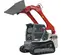 Cargador sobre orugas Takeuchi rojo