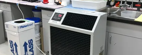 Calentador en un laboratorio