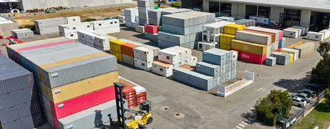 Perth de autoalmacenamiento de contenedores en el sitio