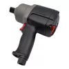 Herramienta de impacto neumático con zócalo de 1 pulgada y mango tipo pistola Ingersoll Rand plateada y negra