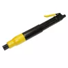 Escamador neumático de agujas con conexión de flujo Texas Pneumatics amarillo y negro
