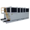 Tanque de polietileno con sistema roll-off Pinnacle blanco