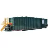 Wichita, verde, 21,000 gal, Tanque de múltiple con eje fijo, revestido