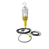 Lámpara de mano WORKSITE amarilla y negra de 12 V a prueba de vapor