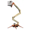 Pluma JLG beige y naranja