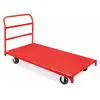 Carretilla con plataforma Uline naranja, 2,000 lb Capacidad