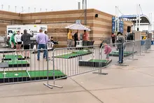 cerca temporal en un evento al aire libre