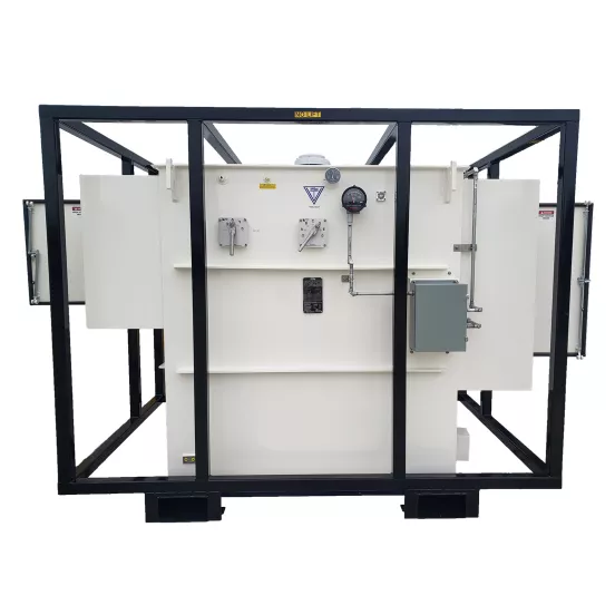 Transformador de 7,000 kVA, 5/15 kV a 480 V Vantran blanco