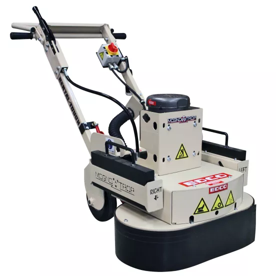 Esmeril para concreto manual, cabeza doble, eléctrico EDCO beige