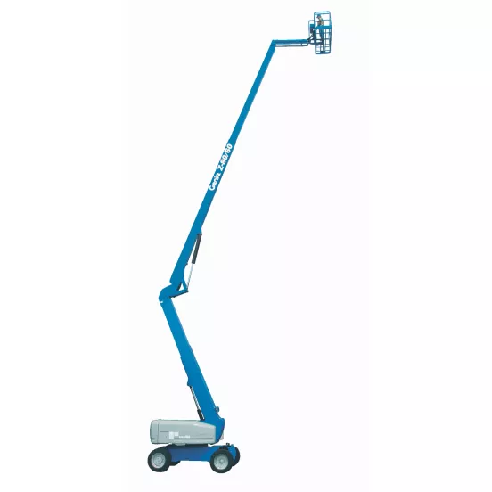 Azul y gris, GENIE, 76&nbsp;–&nbsp;85&nbsp;ft Pluma para elevación articulada, diésel o gasolina/gas licuado