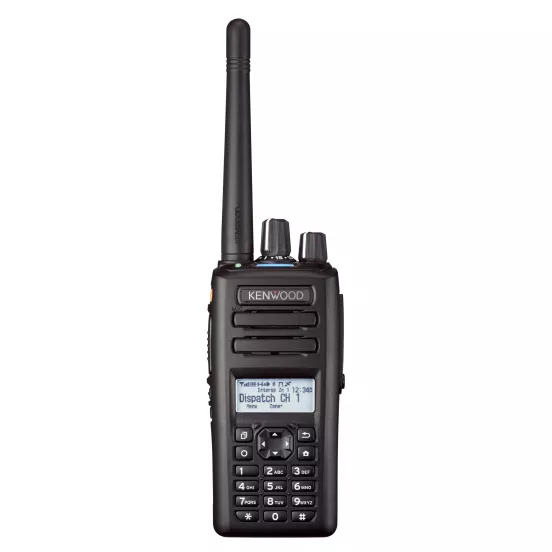 Radio de dos bandas, digital, a prueba de explosiones, UHF, 450 MHz KENWOOD negra