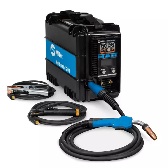 Soldadora MIG y FCAW, 120/240 V, 20 – 25 A, eléctrica MILLERELEC negra y azul