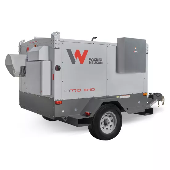 Calentador indirecto, 750,000 BTU, a diésel WACKER gris