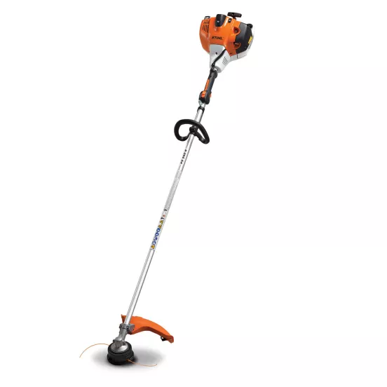 Cortadora de maleza portátil naranja