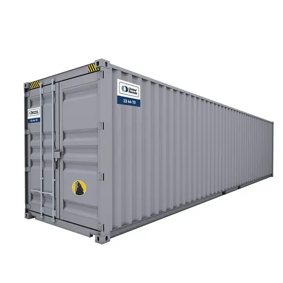 contenedor de embarque Wolf Lock de 40 ft con cubo alto y sistema de seguridad con bloqueo triple