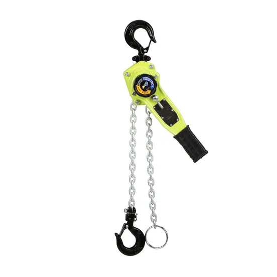 Herramienta AMH Come-A-Long amarilla, negra y plateada, 1,500 lb