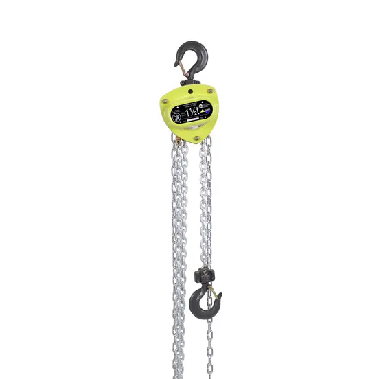 Polipasto de cadena manual AMH amarillo y negro, 1.5 toneladas